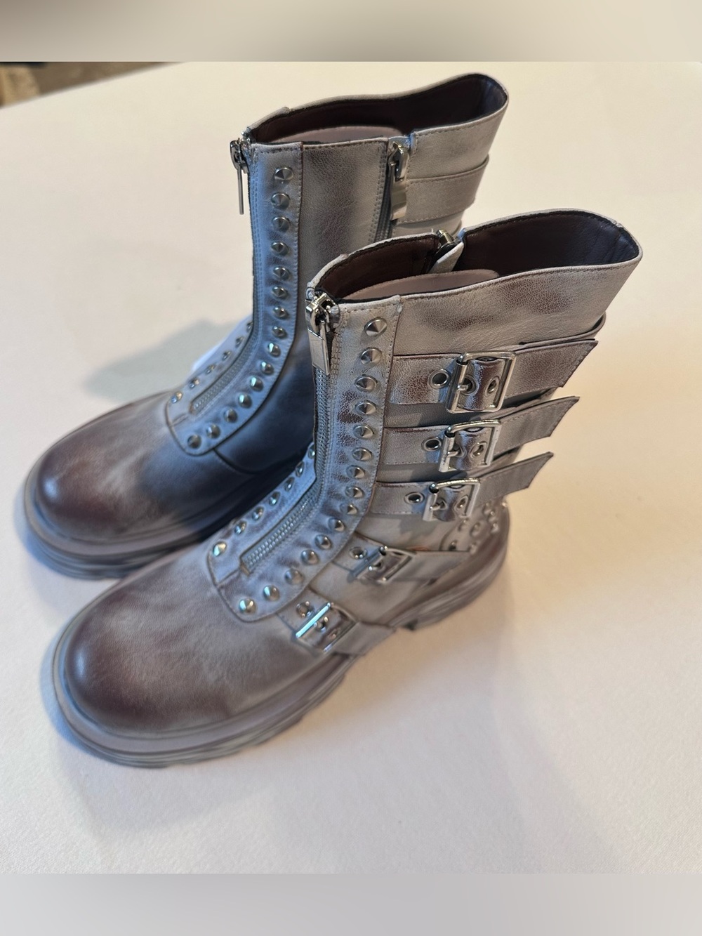 Feetquake goth punk platform boots. New!